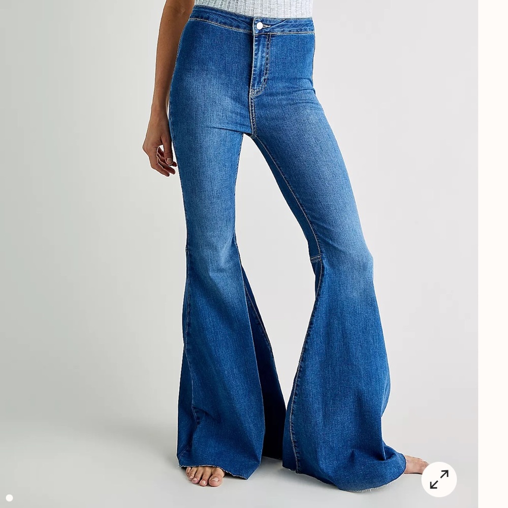Free People Just Float On Flare Jeans